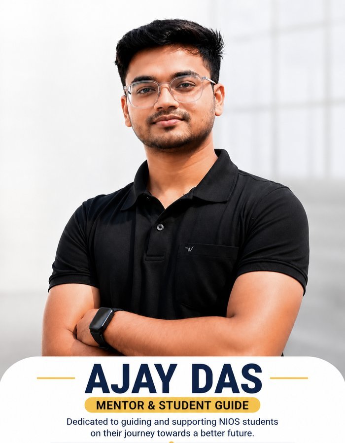 Ajay Das — Mentor & Student Guide, NIOS Tinsukia Education